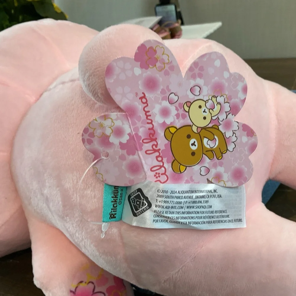 Rilakkuma Large Cherry Blossom Bear 🌸 19” NWT